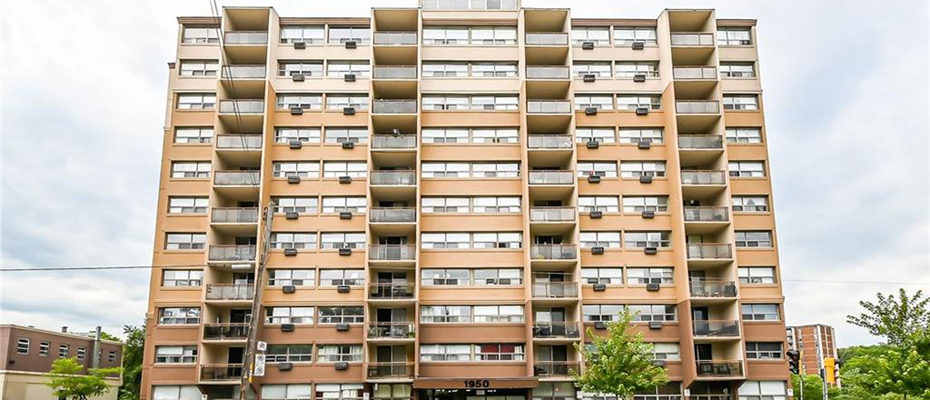Condominiums for sale and rent at 1950 Main Street West, Hamilton
