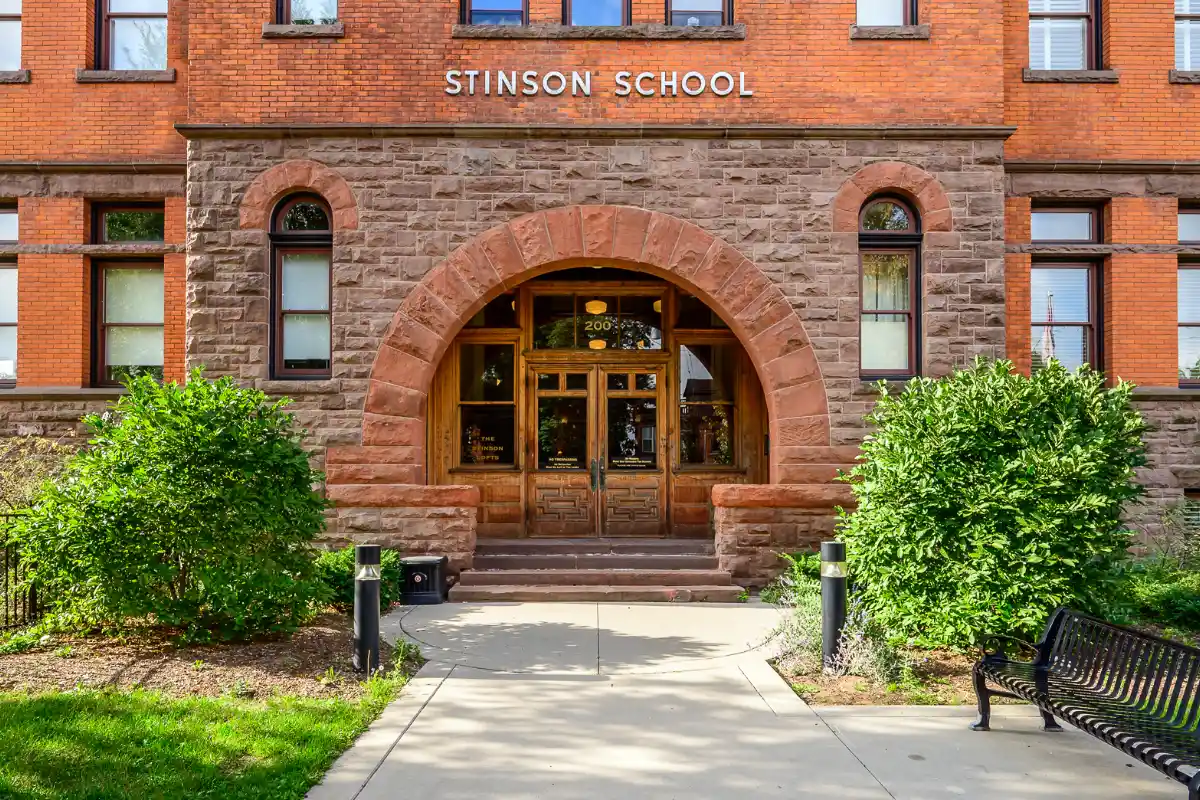 Entrance at Stinson School Lofts