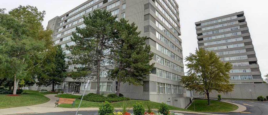 Harris Towers at 30 and 40 Harrisford Street in East Hamilton